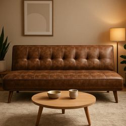 Upholstered Adjustable Sofa Bed