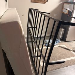 Queen Metal Bed Frame (Barley Used)