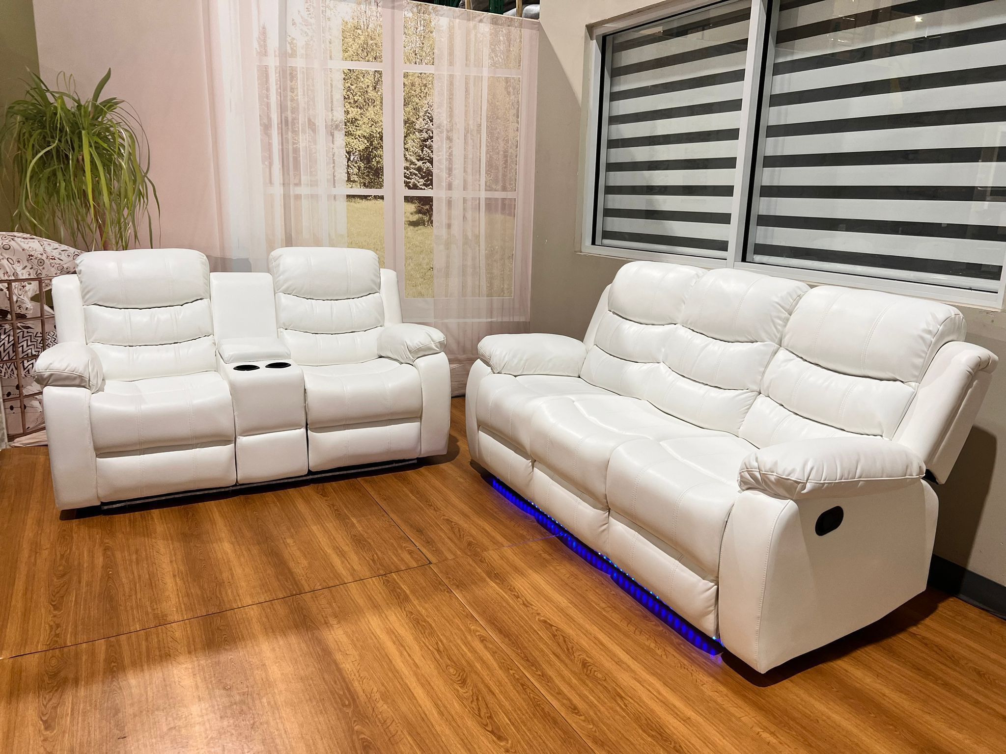 Reclinable Sofá Y Loveseat. Nuevo A Estrenar