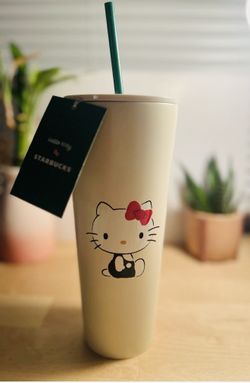 STARBUCKS HELLO KITTY STAINLESS STEEL COLD CUP