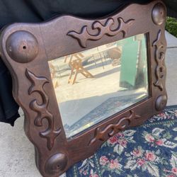 Very Unique Antique Wall Mirror 