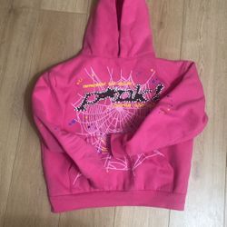 PINK spider Hoodie Brand New Size Small HMU 