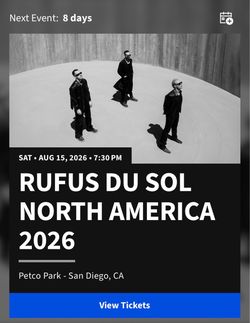 Two Floor Rufus San Diego Tickets