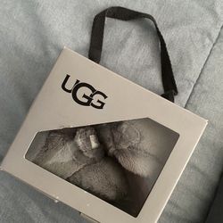 Gray Baby Ugg Booties (Unisex) 