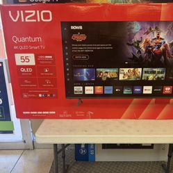 55 Tv $55 Down On Financing  Free Delivery Six Month Warranty 55 Vizio Smart 4K Hgtv Qled 