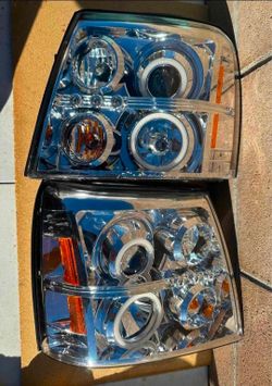 02-06 Cadillac Escalade / EXT / ESV LED Headlights Faros Calaveras Micas Luces Lamps