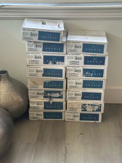 14 Boxes Emerald Green Crackled Glossy Ceramic Tile + Extra Half Box Free