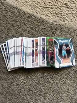 Stack Of 2023-24 Donruss Basketball Cards