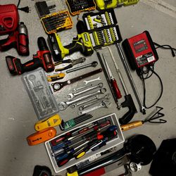 Gran Kit de Herramientas – Ryobi, Milwaukee, Black+Decker, Stanley + Más (Todo Incluido) 