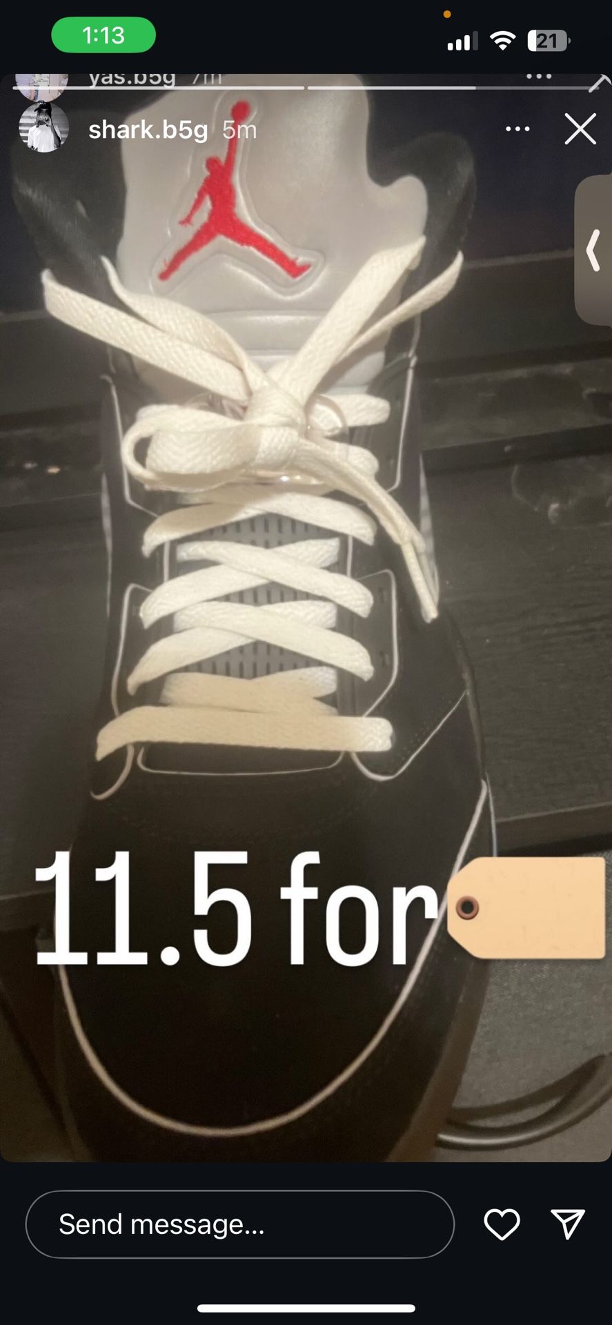 11.5 Jordan 5