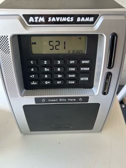 Electronic toy Atm/piggy bank for kids