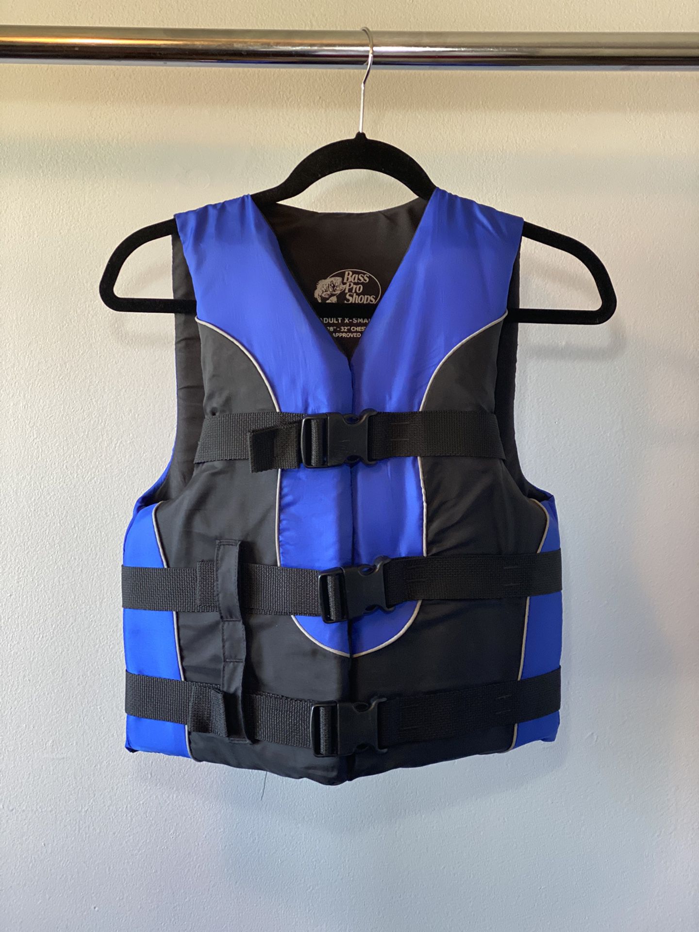Bass Pro Shop Blue Life Vest—Adult Extra Small