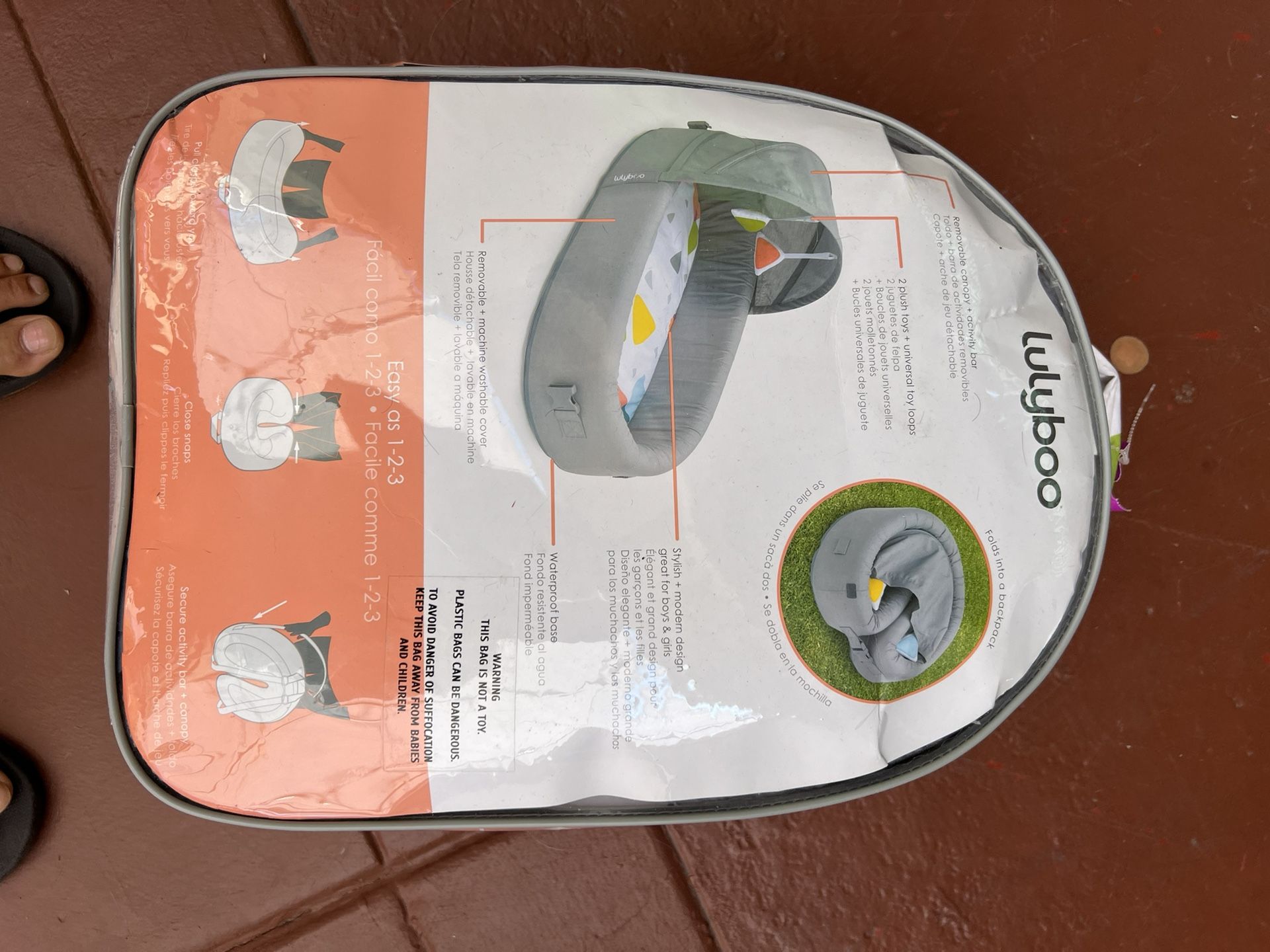 Lulyboo Portable Baby Lounge and Travel Nest