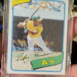 1980 Rickey Henderson Rookie Card
