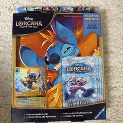 lorcana winterspell collection starter set stitch edition
