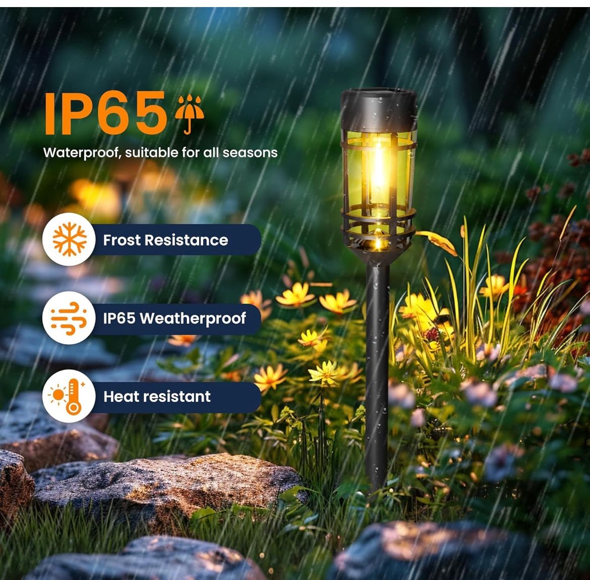 Solar Pathway Lights 8 Pack