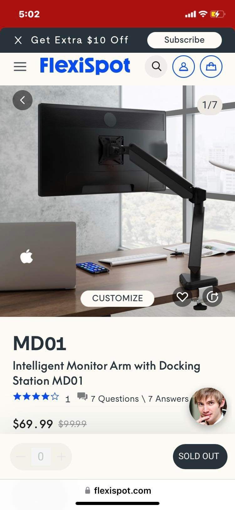 NEW Intelligent Monitor Arm with Docking Station