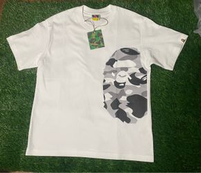 BAPE Side Big Ape Head Camo T-Shirt White