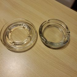 Glass Ashtray Set