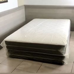 Full Size Mattress 10 Inches Thick Also Available in Twin, Queen, King Same Day Delivery 🚚 New From Factory With its Plastic