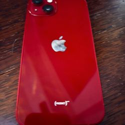 Red 128gb Apple 13 Phone AT&T
