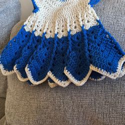 0-3 Months Crochet Handmade Dress