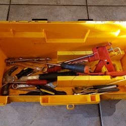 24" Contico Locking Snap Shut Toolbox with Tools