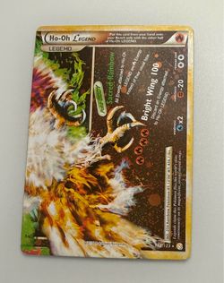 Ho-Oh Legend 112/123 2010 Pokemon Card Bottom Half