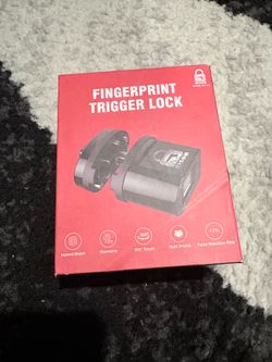 Fingerprint trigger lock