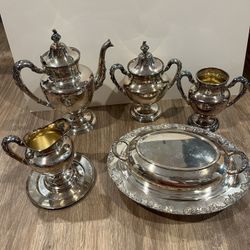 WM A Rogers Coffee Set