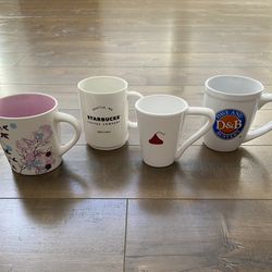 Lot Of 4 Mugs - Starbucks, Hershey Company, Dave & Buster’s