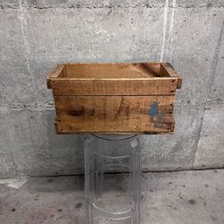 Vintage Wood Crate Box Storage 