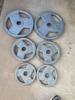 160lb Olympic weight plate set 10-45