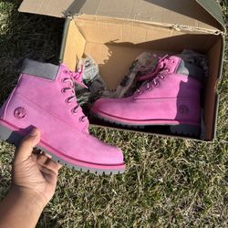 Pink Timberland 
