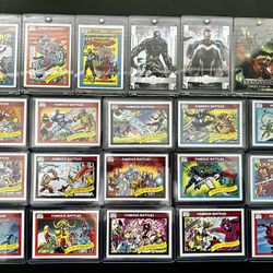Marvel Universe -High Grade Vintage and Modern Card Lot. 15-1990’s  & 3 Modern