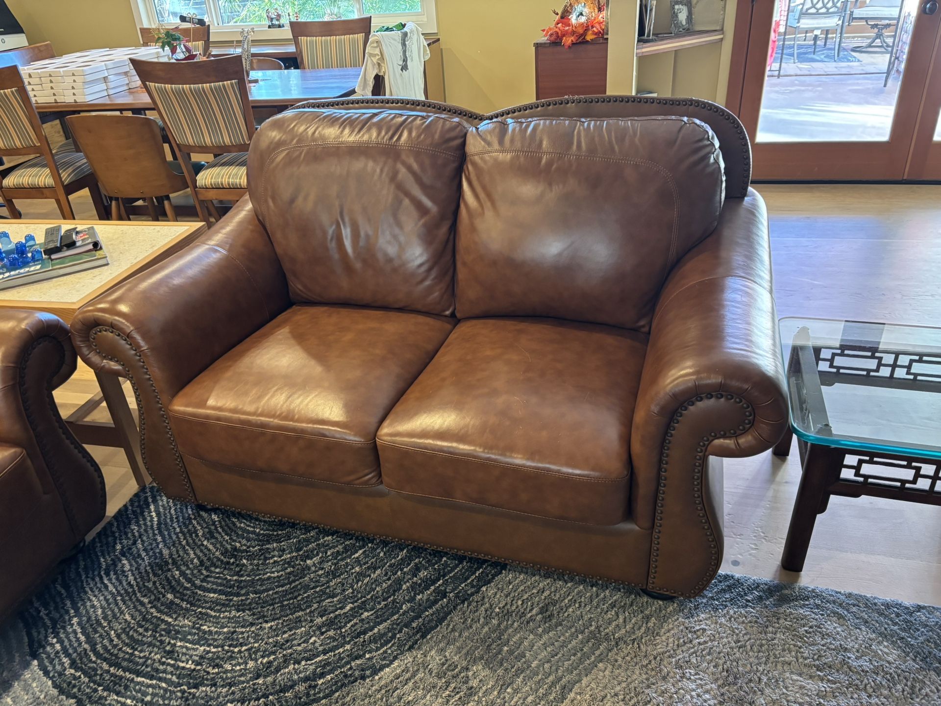 Leather Couches And Recliner For Sale
