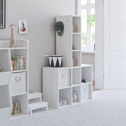 Tyler Kid's 9 Cube Storage, White