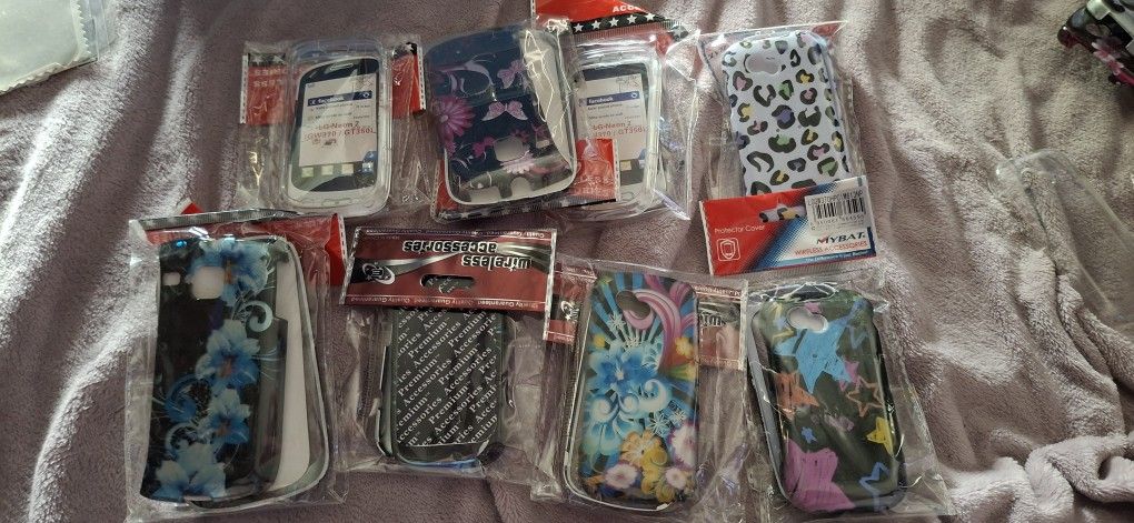Box Full Of Phone Accessories
