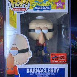 Funko Pop! Animation: Spongebob Squarepants - Barnacleboy #835 NYCC Sticker