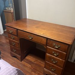 Wood Desk/vanity