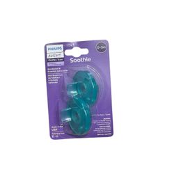 Philips Avent Soothie Pacifier, 0-3 Months, Green, 2 Pack Suckling Newborn Baby