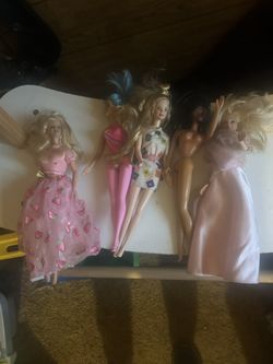 Five Barbies for five dollars