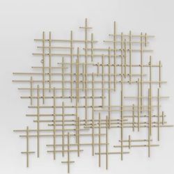 36 x 30 “ Gold Wall Decor