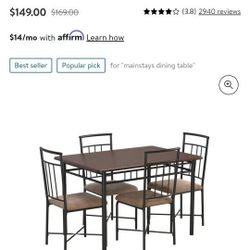 Table With 4 Chairs Just Need Some TLC