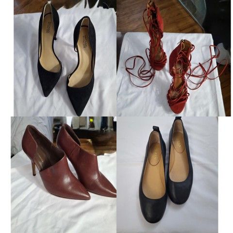 Women’s Shoes Size 7 Lot — Bruno Magli, Schutz, Ralph Lauren, Michael Kors