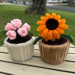 Handmade Flower Mini Pots