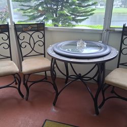 Designer TABLE Colored Stone Inlay+Glass