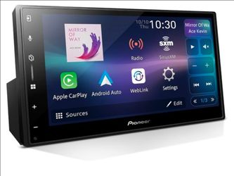 Pioneer DMH-W3000NEX 6.8" Double Din Multimedia Digital Media Receiver, Wireless Apple CarPlay and Android Auto, Bluetooth, Backup Camera Compatible, 