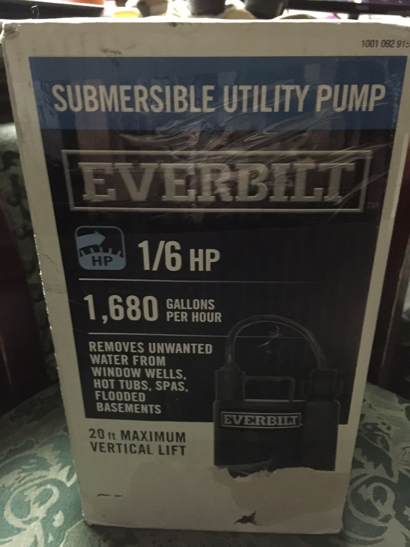 Everbolt submersible utility pump
