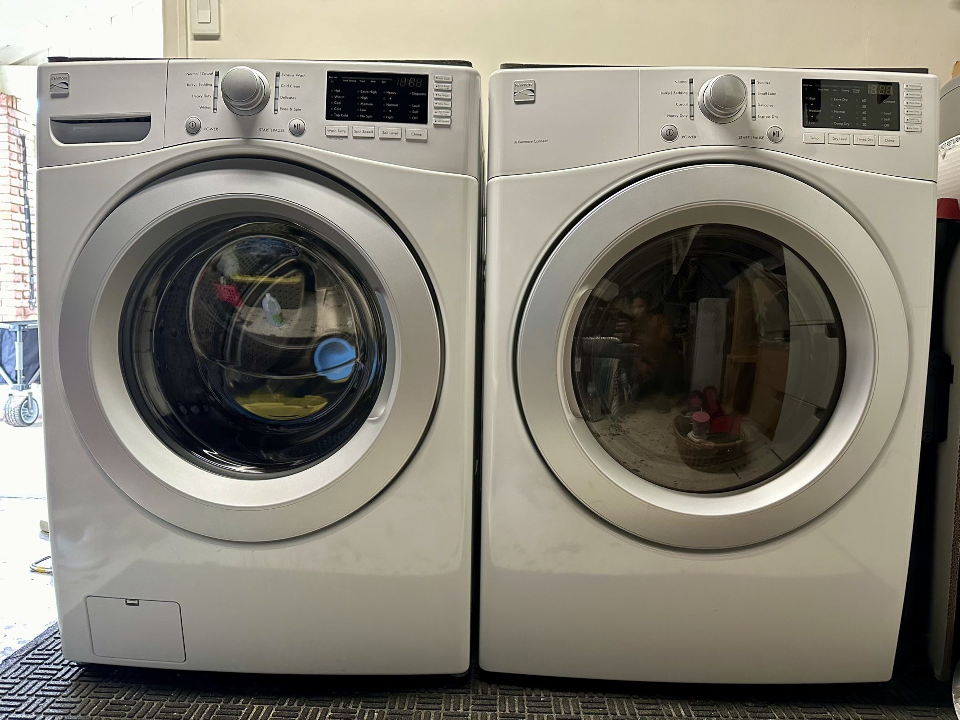 Kenmore Front Load Washer & Dryer (Electric)